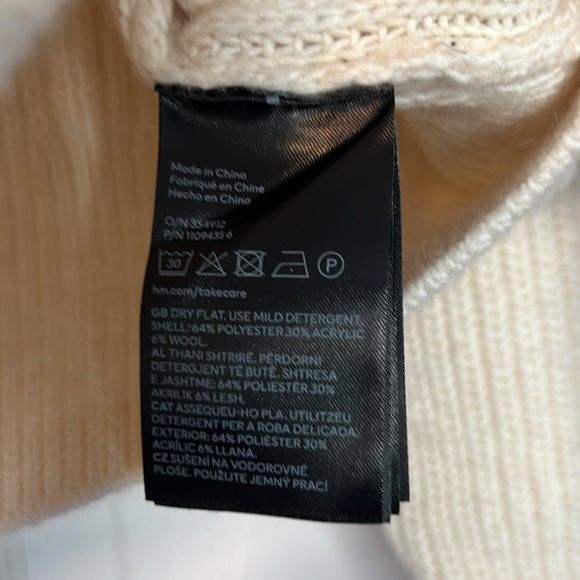 H&M Knit Sweater ivory M - Picture 4 of 4